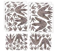 90 Autocollants Empreintes Dinosaure, Décoration Réaliste Autocollants Amovibles pour Traces de Dinosaures pour Garçons, Bébés, Adolescents, Chambre À Coucher, Crèche