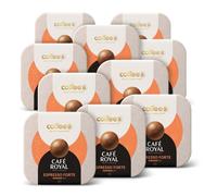 90 Coffee Balls Espresso Forte - Boules de café haut de gamme 100% compostable - Spécialement conçues pour l'utilisation de la machine à café CoffeB by Café Royal
