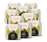 90 Boules de Café CoffeeB - LUNGO BIO - 100% Compostables - Compatible avec machines CoffeeB by Café Royal