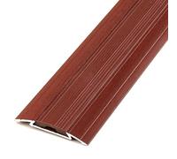 90 CM Avec Clous Et Vis Bandes Transition Sol, Aluminium Métal Barre Seuil, Pour Moquette & Carrelage, Vinyle Stratifié Couvrant Les Espaces(Red)
