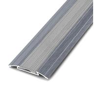 90 CM Avec Clous Et Vis Bandes Transition Sol, Aluminium Métal Barre Seuil, Pour Moquette & Carrelage, Vinyle Stratifié Couvrant Les Espaces(Gray)