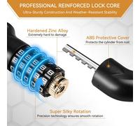 90 Cm Bicycle Lock Chain With 5 Digits Code For Bikes,Motorcycles,Electric Scooters,Scooters And Gates.[J19]