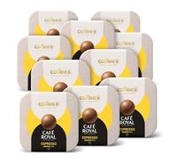 90 Coffee Balls Espresso - Boules de café haut de gamme 100% compostable - Spécialement conçues pour l'utilisation de la machine à café CoffeB by Café Royal
