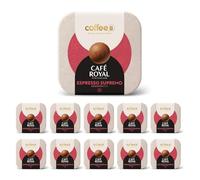 90 Coffee Balls Supremo - Boules de café haut de gamme 100% compostable - Spécialement conçues pour l'utilisation de la machine à café CoffeB by Café Royal