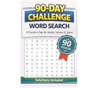 90-day Challenge Word Search Puzzle Book: 2026 Word Searches Easy to Read Print | 800+ Words | 6 x 9 inches, 181 pages | 90 Puzzles .... Gift for Vacations, Holidays and Free Times