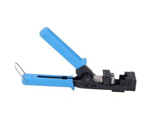 90 Degree Angled Speed Termination Tool Keystone RJ45 Crimp Tool Professional Grade for Everest Media UTP Cat5e Cat6 Cat6A Keystone Jacks with Ergonomic Handle and Adjustable