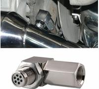 90 Degree Car Oxygen Sensor Spacer Engine Light CEL Check Bung Mini Catalytic Converter M18 x 1.5