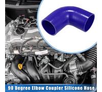 90 Degree Elbow Coupler Silicone Hose, 80Mm 3.15" Id For Car Bleu.