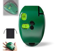 90 Degree Electronic Red Light Scale, Red Light Level, Green Self Leveling Cross Line Red Light Level with Horizontal and Vertical Lines,Protable for Construction (Green)