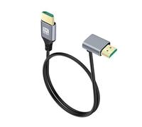 90 Degree HDMI 2.1V Cable Cord 8K 60Hz 4K 120Hz Ultra High Speed 48Gbps EARC ARC HDCP HDR For HDTV Laptop Projector PS4 PS5(Down,0.5m)