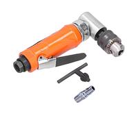 90 Degree Pneumatic Drill | 1/4 Inch Pneumatic Right Angle Drill for Tight Spaces | Alloy Steel Angular Drilling Machine/Automotive Repair/Metalworking | KP - 555L Model, (Japanese Style)