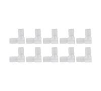 90 Degrés Coude Tuyau Barb Raccord En Plastique Equal Barbelé Joint Adaptateur L Forme Aquarium Pompe Silicone Tube (10 mm)