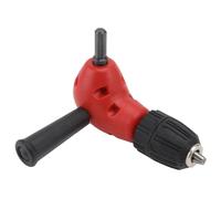 90 Degrés Outil Auto-serrant D'angle pour Perceuse Électrique | Acier au Carbone et Plastique, de Précision, pour Petits Espaces, Couleur Rouge