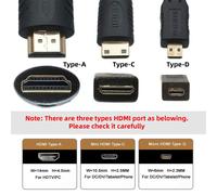 90 degrés UP Angled Micro HDMI Type D Connecteur masculin pour FPV HDTV Multicoptère Photographie aérienne