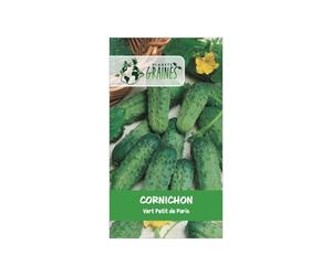 90 Graines de Cornichon de Paris - Variété Verte Petite de Paris - Culture Facile et Croquante