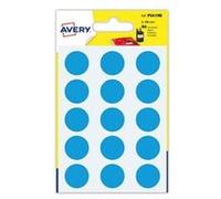 90 pastilles gommettes rondes,Diamètre 19 mm,bleu - Avery Bleu G