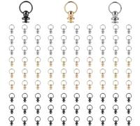 90 PièCe Bouton Rond De Rivet Rivet Cuir Artisanat 8mm Rivets Pour Cuir Rivet A Visser Rivet Cuir Decoratif Pour Bricolage Artisanat DéCor De Coque De TéLéPhone 3 Couleurs, Or, Argent, Noir