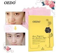 90 Pieces/Boîte Rose Parfum Huile Papier Absorbant Soins Du Visage Feuilles Absorbant L'huile Soins De La Peau Contrôle De L'huile Blanchissant Maquillage Soins De La Peau