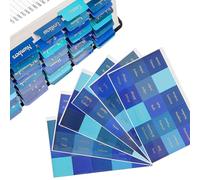 90 pièces Onglets bibliques, accessoires bibliques, fournitures de journalisation biblique, onglets autocollants pour livres bibliques, accessoires d'étude biblique pour onglets d'index (bleu)