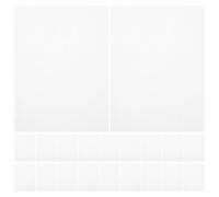 90 Pièces Papier Buvard Blanc pour Fleurs Pressées, Feuilles | Recharge en Papier de Soie, Texture Lisse et Stable, Absorbe L'humidité, Protège la Presse des Résidus