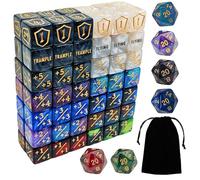 90 Pions MTG - Compteurs de Mots de capacité, -1/+1 Compteur de Vie, Compteur de Vie de Bouclier, Statuts de créatures, Couleur marbre D6 Cube Dice, pour MTG, TCG, Jeux de Cartes (Sac Noir Inclus)