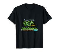 90% Plant Cottagecore Plant Parent Progress Bar Design T-Shirt