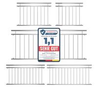 90 x 184 cm Rampes pour balcon en acier inoxydable grille de fenêtre Française Protection