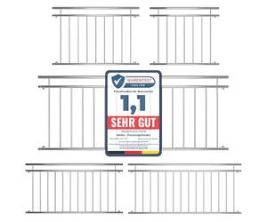 90 x 184 cm Rampes pour balcon en acier inoxydable grille de fenêtre Française Protection