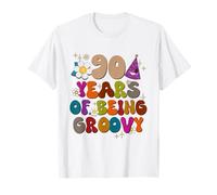 90 Years Of Being Awesome Tournesol 90 Anniversaire Cadeau T-Shirt
