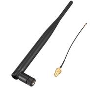 900-1800MHZ Antenne 5Dbi GSM RP-SMA Plug en Caoutchouc ÉTanche Antenne Lorawan + IPX Vers SMA Petit Câble Extension
