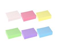 900 Feuilles De Papier À Notes 6 Couleurs Blocs-notes Lignés Double Face Feuille De Mémo Lignée Pour La Prise De Notes Quotidienne Et L'organisation Du Plan Bloc-notes Ligné Double Face