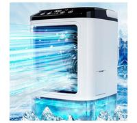 900 ml Climatiseur Portable Sans Tuyau, Réservoir D'eau 900ml,Avec Glacière Mini-Climatiseur 3 Vitesses de Vent,2 Modes de Brumisation Climatiseurs Pour Les Voyages À Domicile