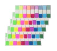 900 Pièces Marque Page Adhésif Transparent, Post It Livre Multicolore, Onglets Autocollants PET Étanches et Réinscriptibles, Notes Index Morandi pour Bureau, École, Lecture et Organisation
