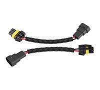 9005 9006 Headlight Wiring Harness 2Pcs | Enhanced Output Bulb Upgrade Kit | Fog Connector Adapter for Cars/Trucks/SUVs | Robust PVC Plug & Copper Wires