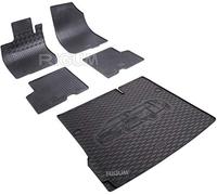 900613-43B-805024 Kit tapis de voiture et protection de coffre en caoutchouc noir