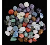 900g Natural Mixed Stones,Healing Crystal Chakra Stones Size 2-3cm For Decoration,Craft,Crystal Healing,Jewellery,Wicca And Reiki