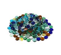900g pierres de verre en verre transparent, Pépites de Verre Multicolores, Décoration Pierres de Verre, Billes en Verre Pierres Décoratives Mosaïque, pour Vases, Décorations de Table, Fêtes, Mariages