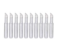 900M - T - 5C Lead - Exempt Soldering Iron Tips | 10Pcs High - Temperature Tolerant Brass Tips | Fast Heating Solder Tips for Large Welding Areas/Thick Terminals/Big Pads