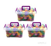 900pcs Blocs Briques Jeux De Constructions Diy En Plastique Jigsaw Puzzle Diy Jouet Ingénierie