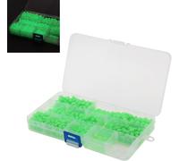 900pcs Glow In The Dark Plastic Oval Fishing Beads Glow In The Dark Fishing Accessories Floating Tools