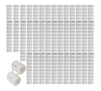 900PICES PRATIQUES EXPANSION PROCADES DES ANCORS DE PLASTIQUE BLANCS DESIGNES POUR UTILISATION PLUS MULTIPLOSE DANS LES FIXEURS D'INSTALLATION CORT Et CONSTRUCTION Easy