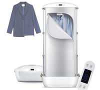 900W Portable Steam Drying Smart Device, Electric Clothes Dryer and Ironing Machine, Multifunctional Drying/disinfecting/smoking/ironing, 3M Body-sensing Design, 5KG Hanging Load, UVC Decontamination