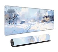 900x400 Tapis de Souris Ordinateur Portable Joueur Art Japonais Grand Format Confortable Bords Cousus Base Gomme Tapis de Jeu pour PC et Clavier