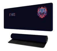 900x400 Tapis de Souris Ordinateur Portable Joueur Art Japonais Grand Format Confortable Bords Cousus Base Gomme Tapis de Jeu pour PC et Clavier