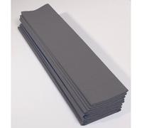 [901032C] Clairefontaine Paquet 10 feuilles papier Crépon M40 2x0.50m gris