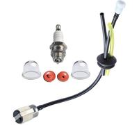 90106 Kit de Recharge de Carburateur avec Bougie d’Allumage Pompe d’Amorçage pour Débroussailleuse ECHO BRD280 PAS280 PE280