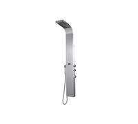 Essebagno Essekaska panneau de douche hydromassant thermostatique façon inox