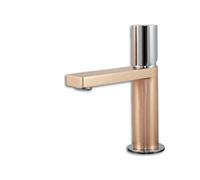 9013260 Exil mitigeur lavabo bas or rose et chromé