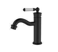 9017312 Leeds mitigeur lavabo bas noir