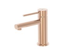 9020671 Luisa mitigeur lavabo bas or rose brossé